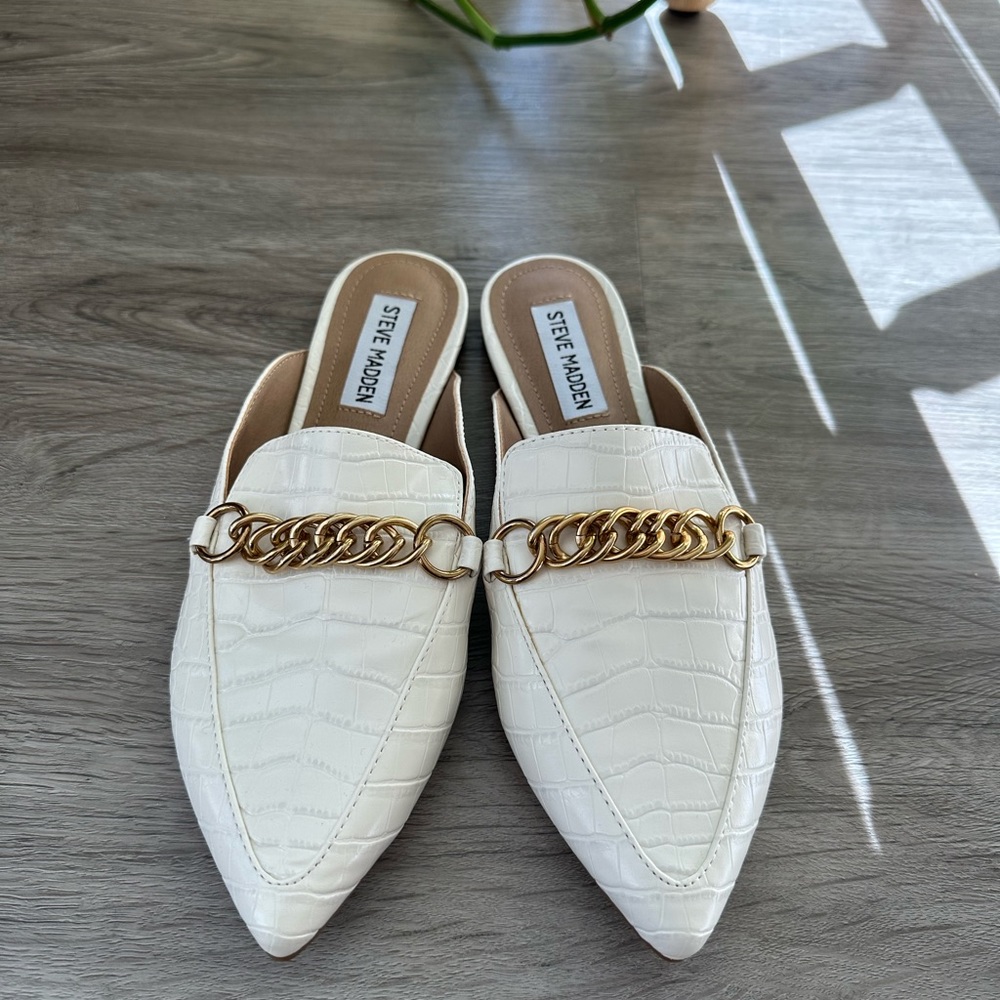 Steve Madden Forever Chain Pointed Toe Mule - Bon… - image 2